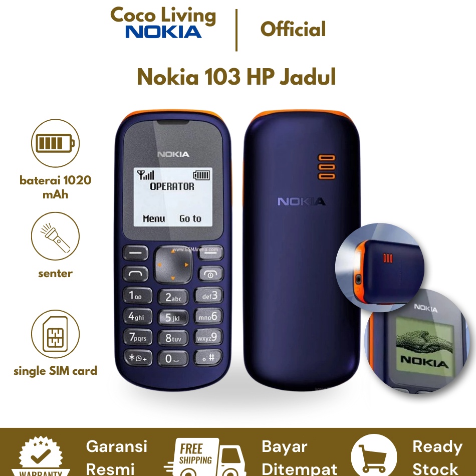 KODE F88L NOKIA  13 HP NOKIA JADUL Fullset Original Fullset Produk Baru