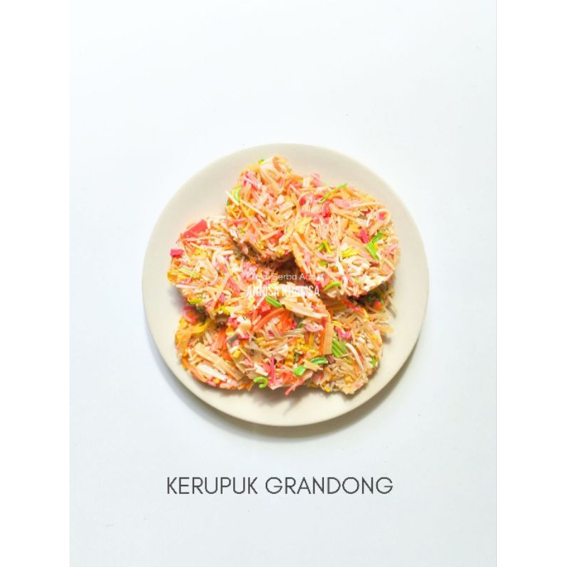 

[ 1 KG ] KERUPUK GRANDONG MENTAH / KRUPUK GERANDONG MENTAH MEKAR GURIH