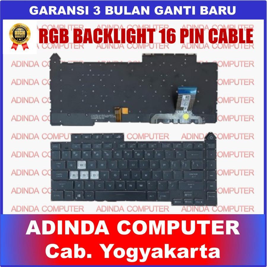 Keyboard Asus ROG Strix G15 G513 G513QC G513QE G513QM Backlight 16 pin RGB Cable