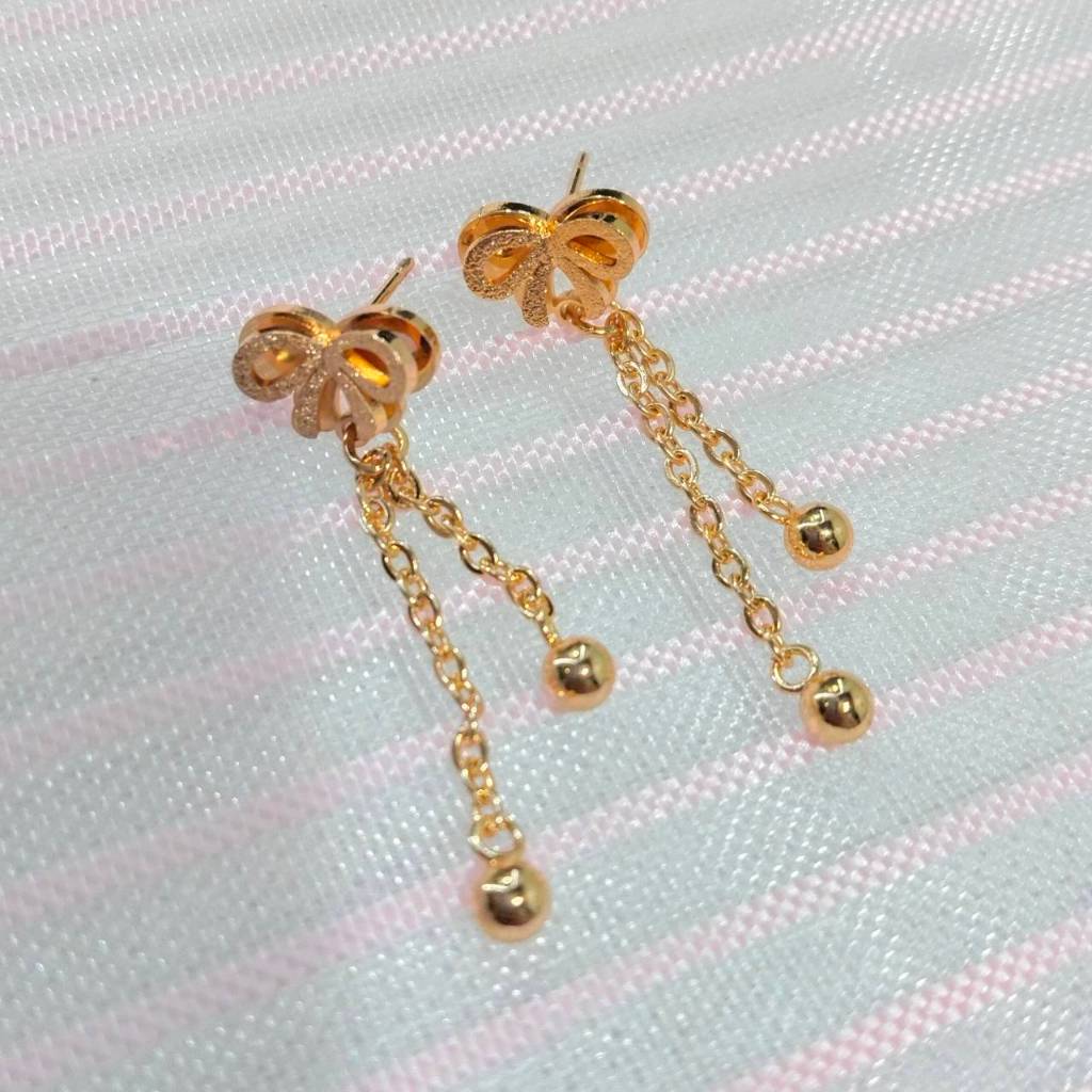 Giwang Dewasa Emas Muda 1 Gram Vintage Elegan