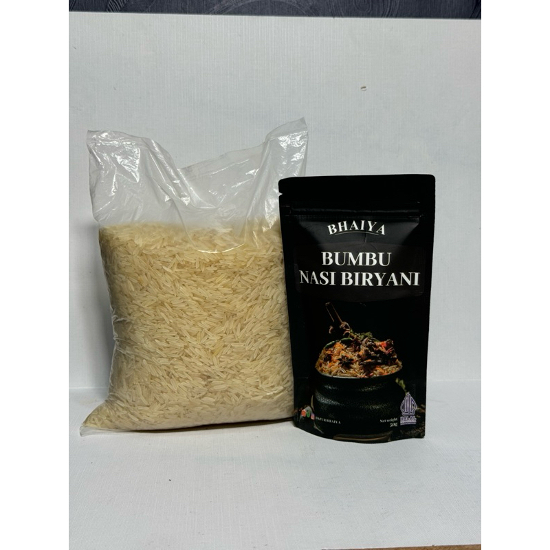 

Paket Biryani Beras Basmati 1kg dan Bumbu