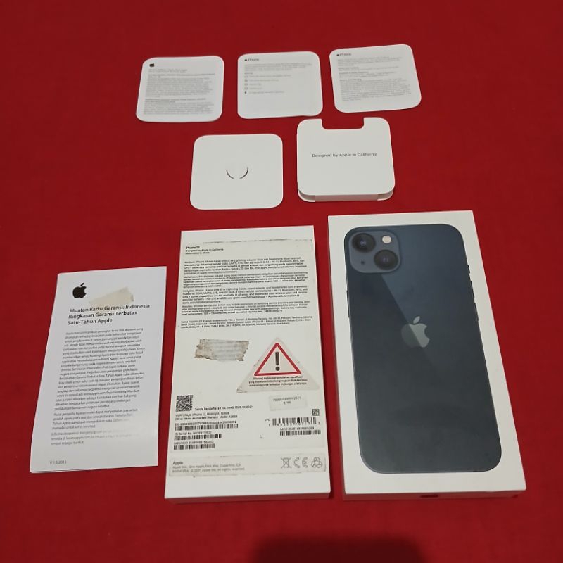 dus box iphone 13 midnight original asli ibox