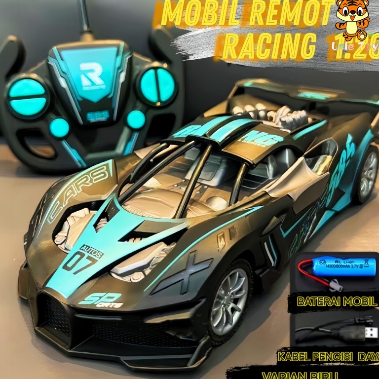 KODE P58G Lele Toys Ready1 18 Rc Bugatti Veyron mobil remot mobil mobilan Mainan Mobil Remote Contro