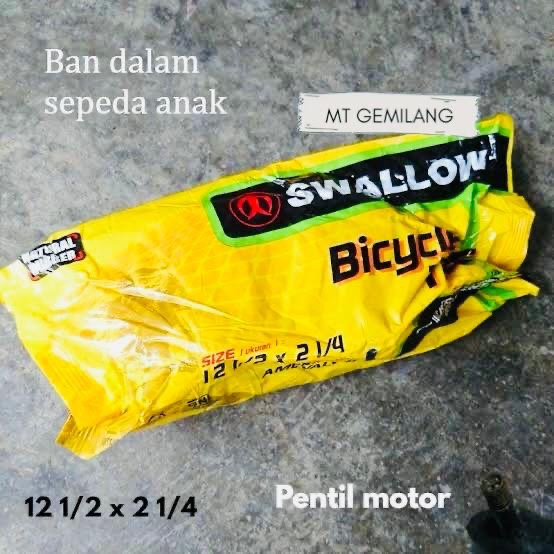 BAN DALAM SEPEDA 12 X 2.125 12 1/2 X 2 1/4 12X2125 2125 2.125 balance bike push bike