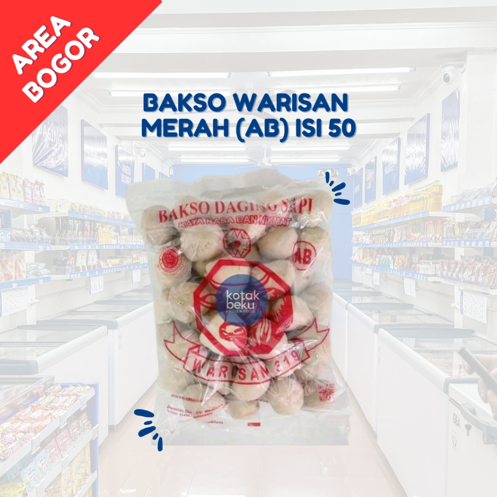 

BAKSO WARISAN MERAH (AB) ISI 50