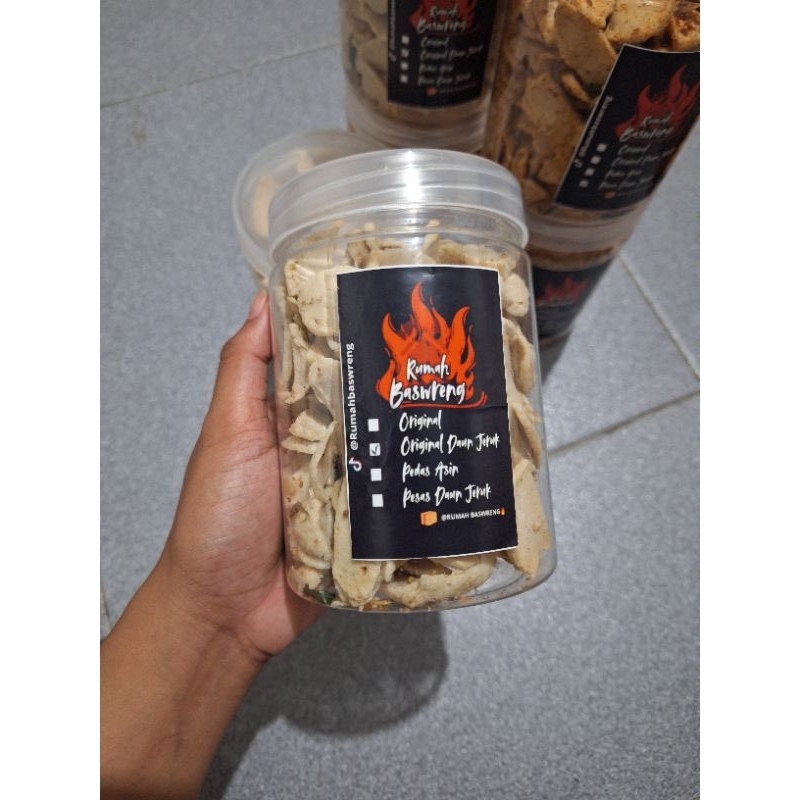 

Basreng Daun jeruk 250 gram
