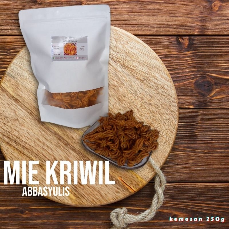 

mie kriwil gurih renyah