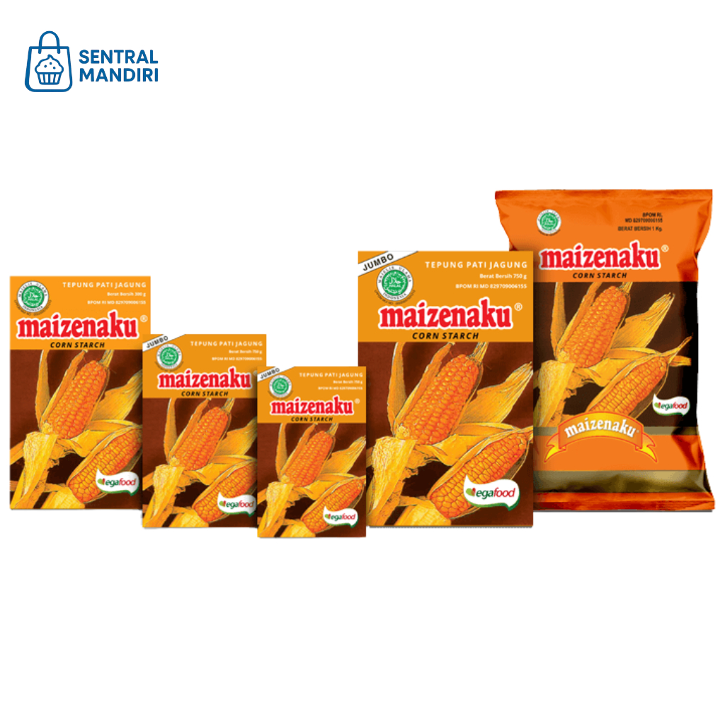 

MAIZENA, MAIZENAKU TEPUNG PATI JAGUNG UKURAN 100G, 150G, 300G, 500G, 1KG