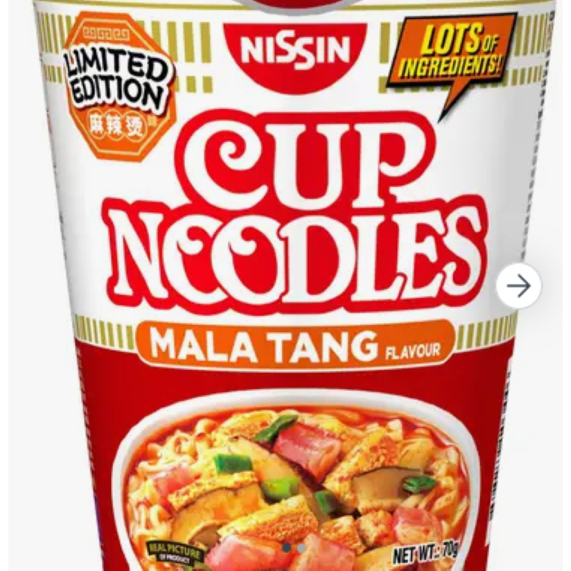 

Nissin Cup Noodles Noodle Mala Tang Ramen Instan Instant Mie Mi Limited Edition