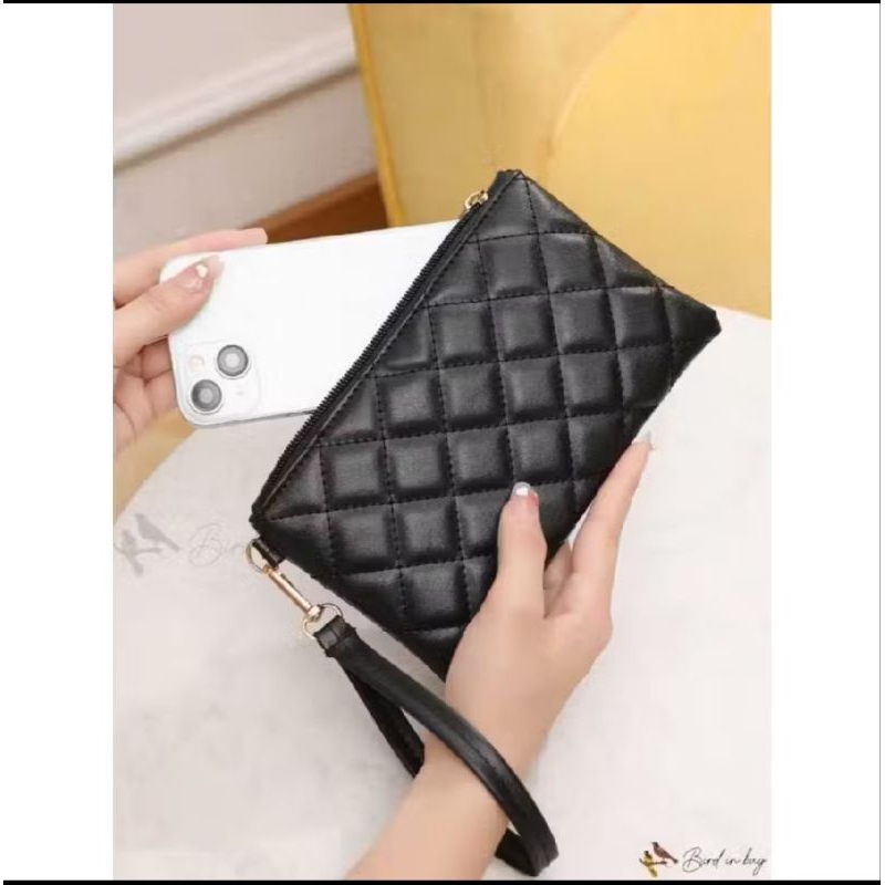 Clutch wanita dompet tangan bordir dompet wanita pouch