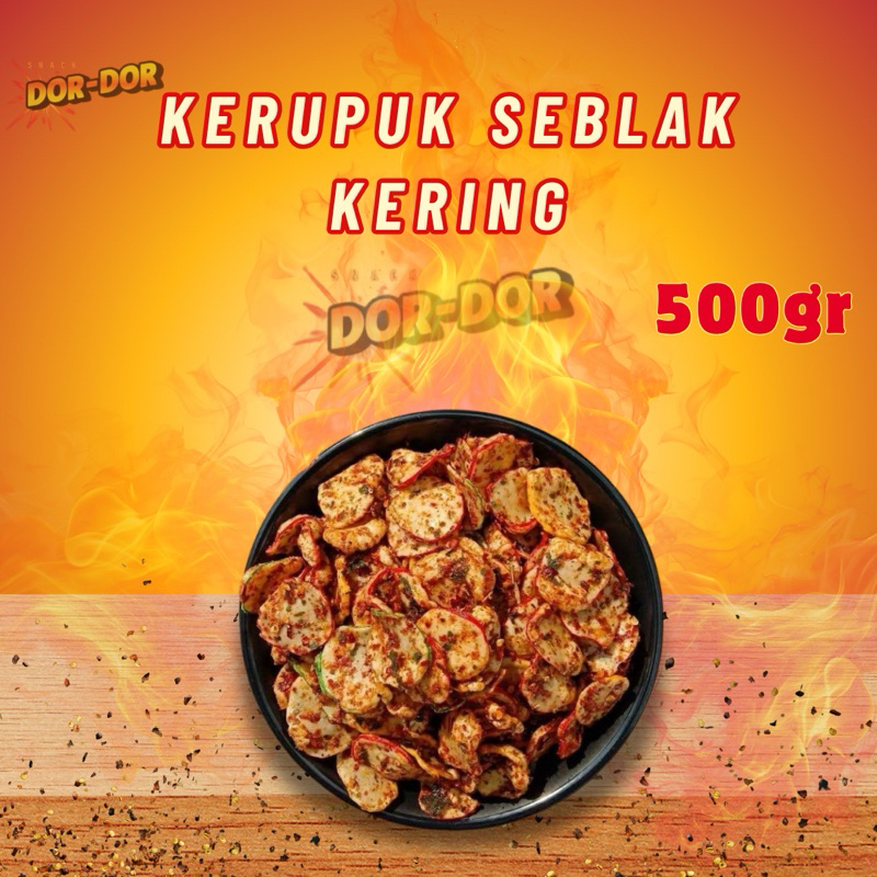 

SNACK DORDOR 500gr | Seblak Kering Kerupuk Warna | Snack Pedas Viral | Cemilan Khas Bandung | Kerupuk Seblak Kering Pedas