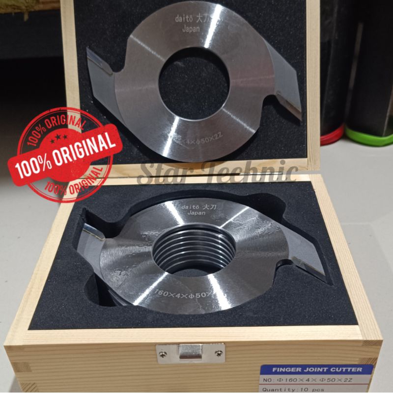 FINGER JOINT CUTTER DAITO Japan Original./Pisau untuk sambung kayu/Wood Working Tools