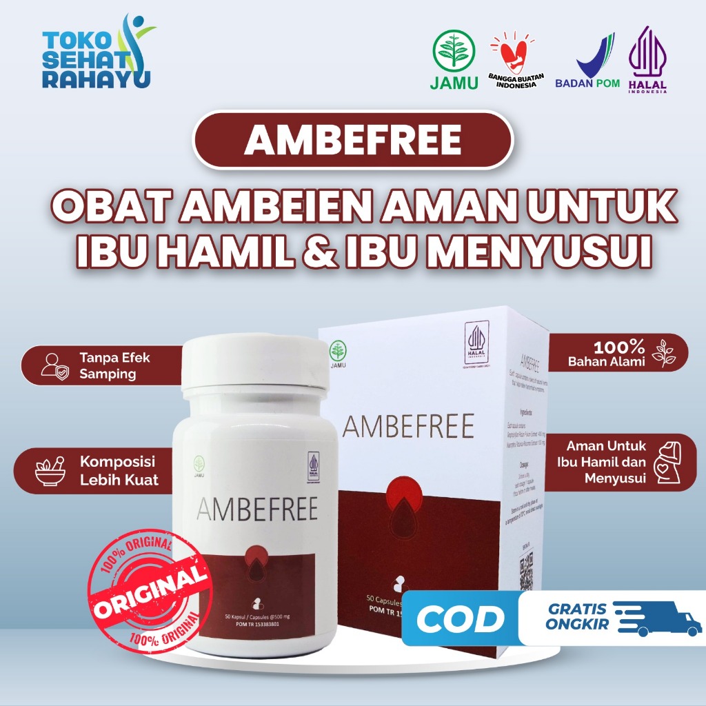 Ambefree Kapsul Ambeyen Wasir Asli Original 100% Bergaransi