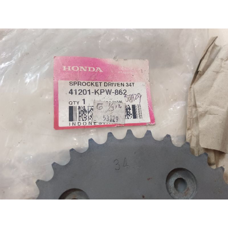 gir belakang honda kirana original ahm kode part 41201-KPW-862