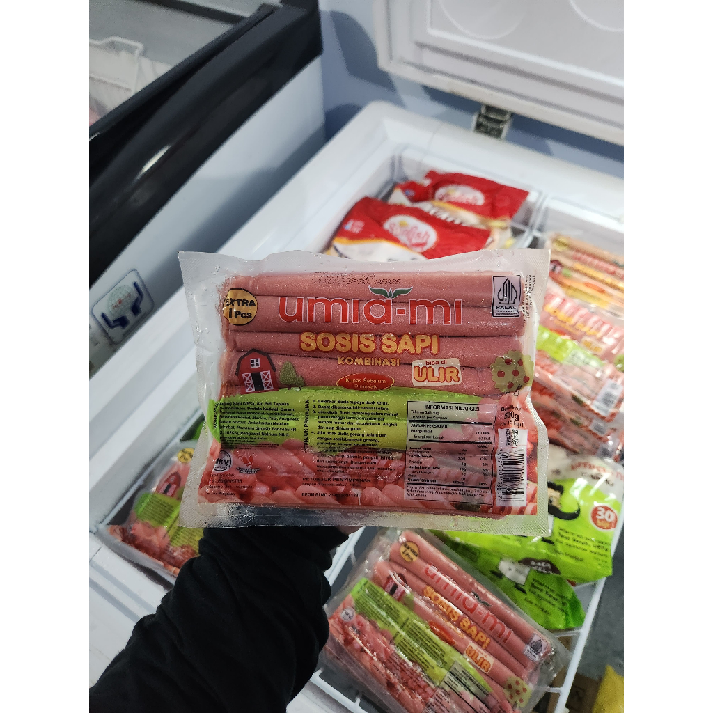 

UMIAMI - Sosis Sapi Ulir 15 biji 500gr