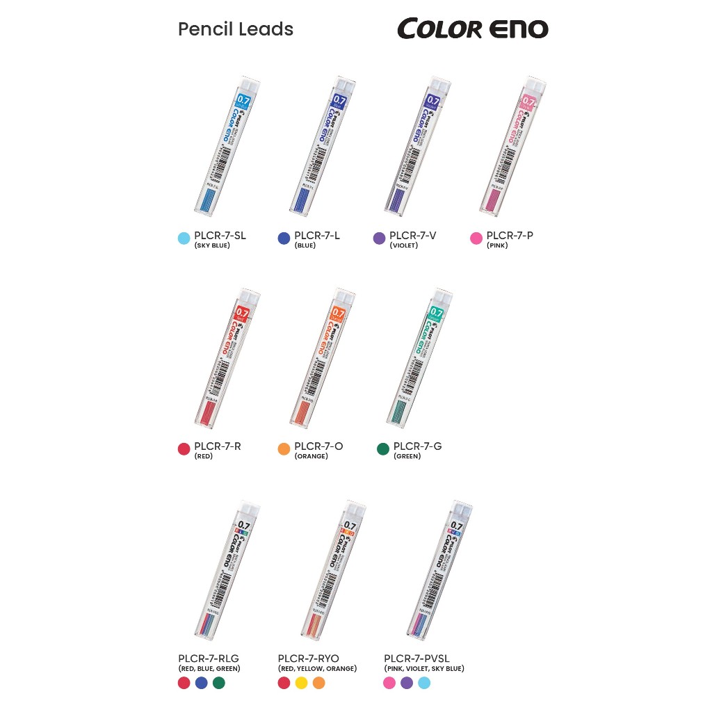 

Pilot Color Eno Pencil Leads 0.7