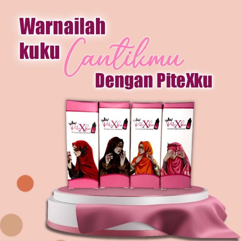 (AGEN RESMI PITEXKU) pitexku/pitexku halal/ pewarna kuku halal / kutek halal / kutek muslimah /nail 