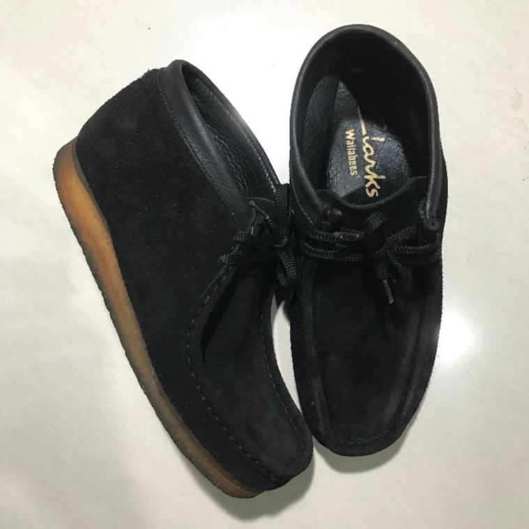 Clarks Wallabee Black Second