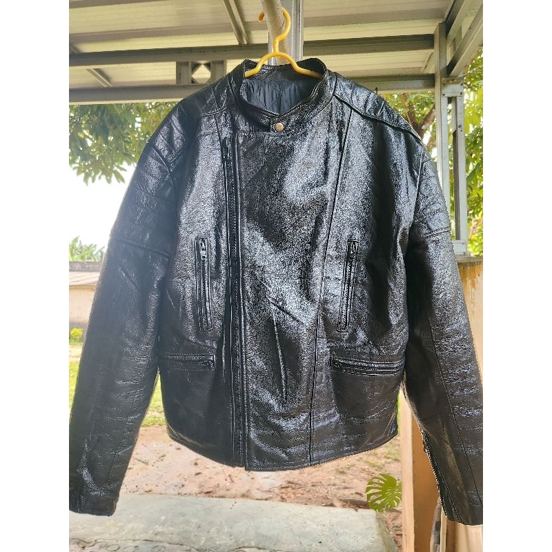 Jaket touring kulit sapi second