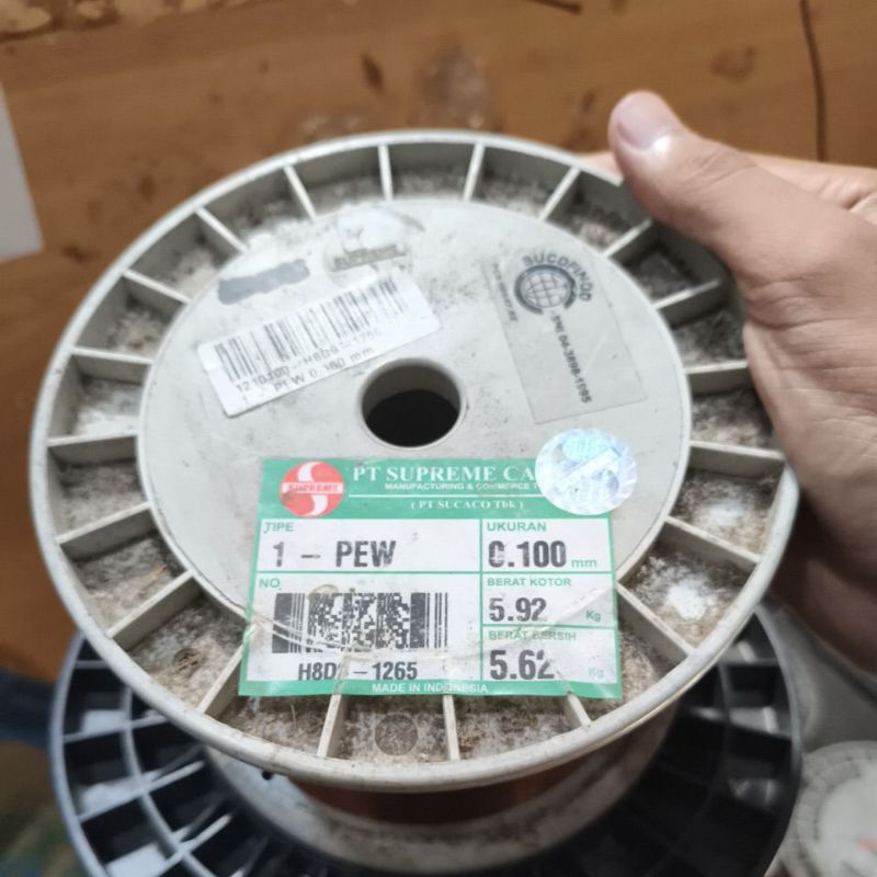 kawat email tembaga supreme 0,10