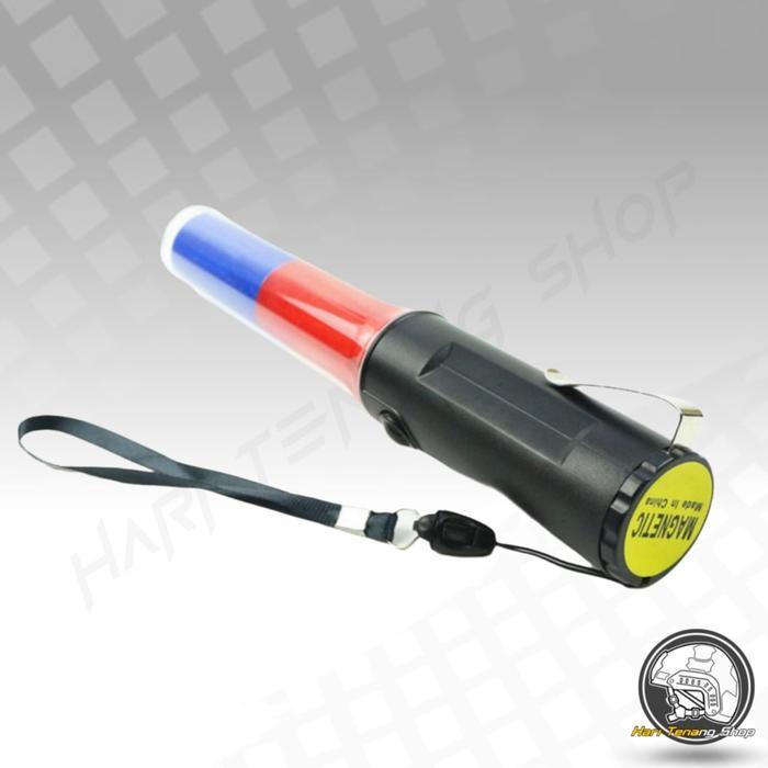 [LALIN MAGNET CAS 265] Lampu senter multifungsi 26cm lalin parkir Lampu lalu lintas Baton lalu