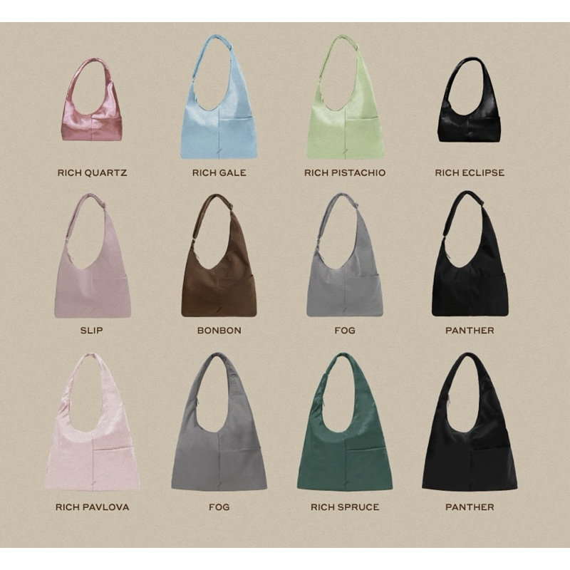 READY STOCK THE PAPER BUNNY The Arc/The Midi Arc Bag/tas bahu unisex/shoulder bag nylon water resist
