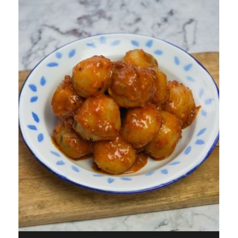 

cilok aci isi varian plus saos kacang