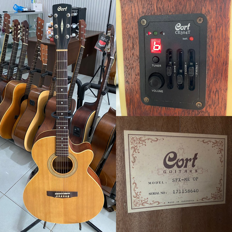 GITAR AKUSTIK ELEKTRIK SECOND ORIGINAL CORT SFX ME OP