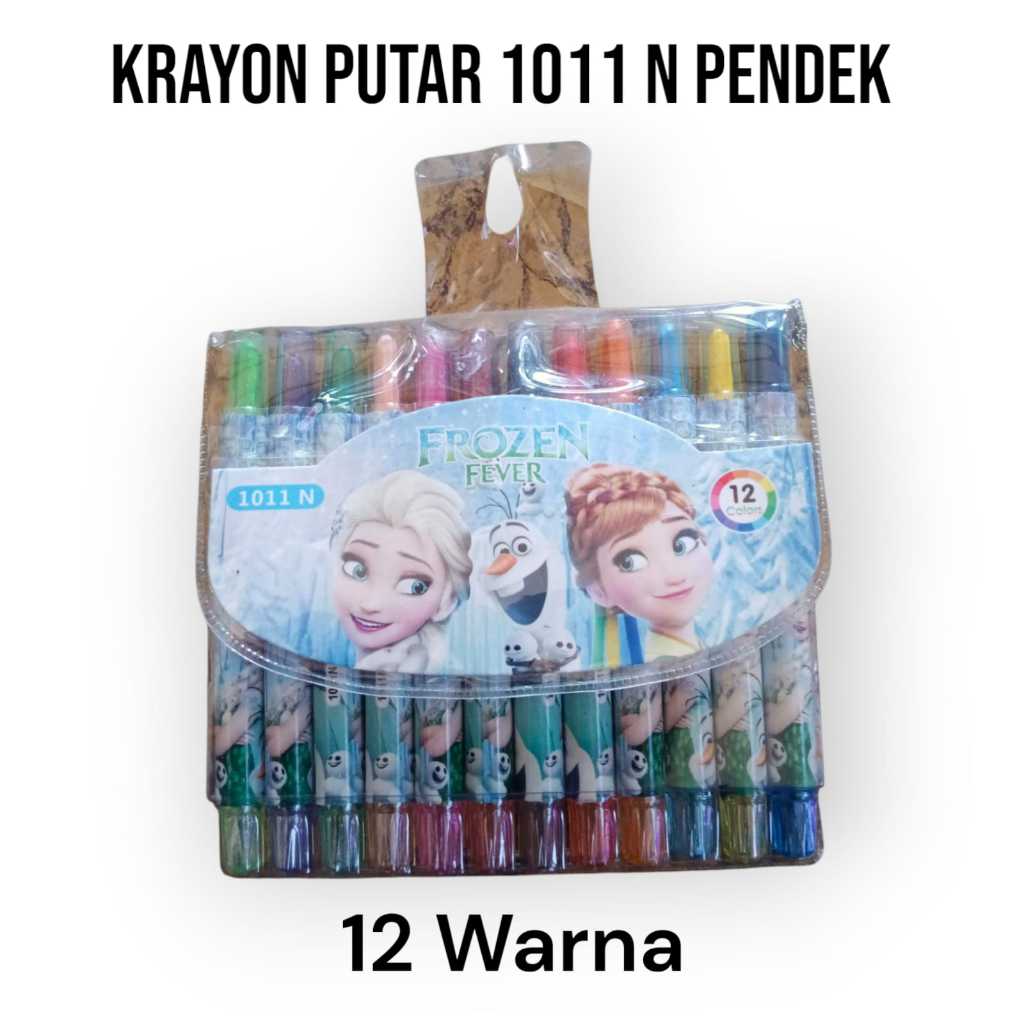 

Krayon Putar 1011 N Pendek 12 Warna Karakter - Stationery