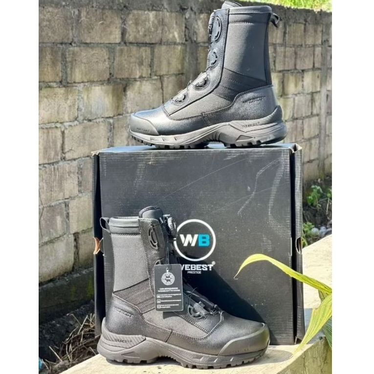 Sepatu Pdl Webest Tali Putar Diablo Full Kulit Boots