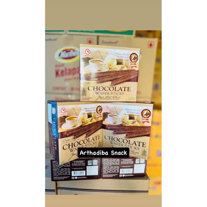 

Kugi Wafer Stik 320gr Snack Hajatan