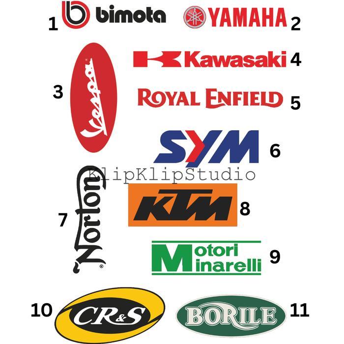 

Sticker Stiker Brand Motor Mobil Internasional Populer Untuk Case Laptop Koper Hp Motor Mobil KK - N3D