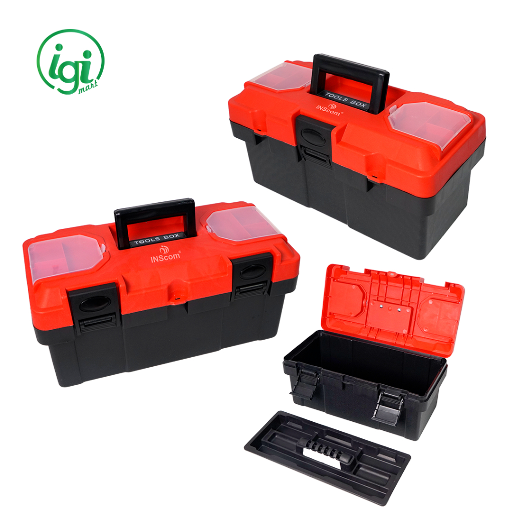 Tool Box 2 Layer / Kotak Alat Simpan Perkakas Perkakas ToolboxUkuran Kecil Sedang Besar