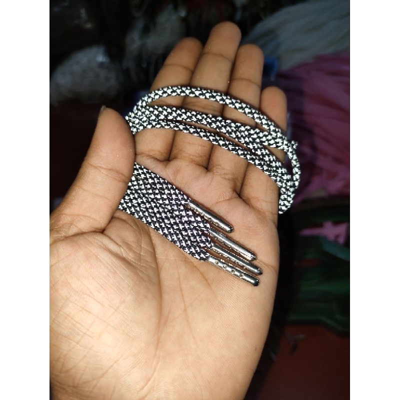 TALI SEPATU REFLEKTIF PREMIUM,TALI SEPATU MENYALA UJUNG BESI