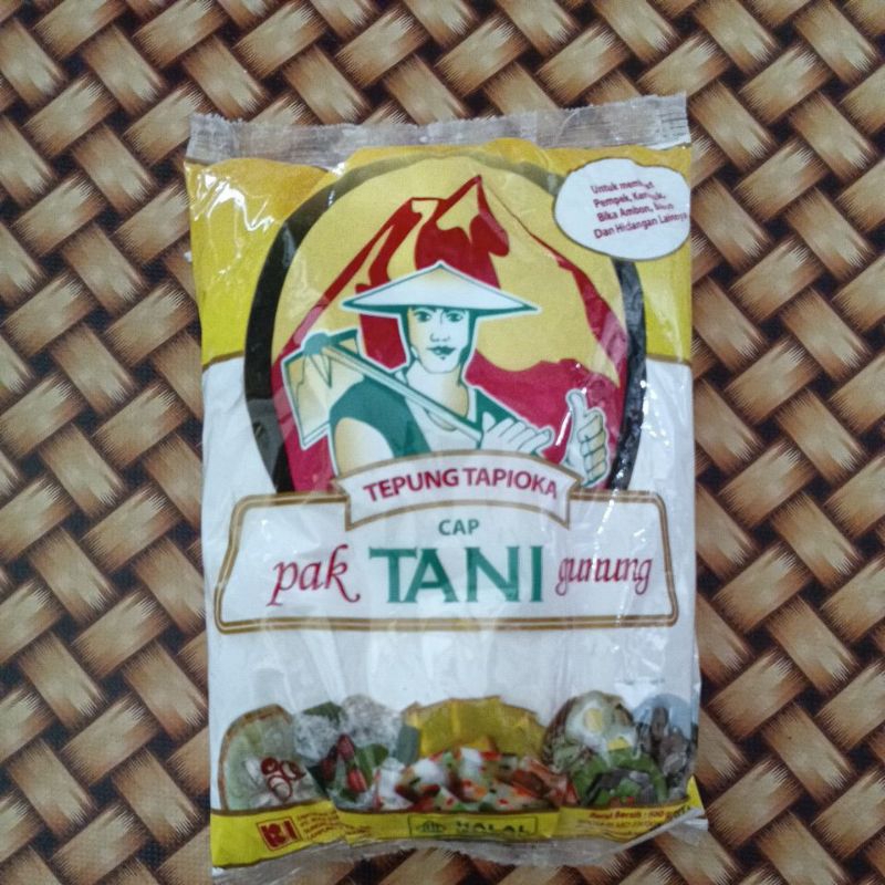 

Tepung Tapioka cap pak tani / tepung tapioka 500gr