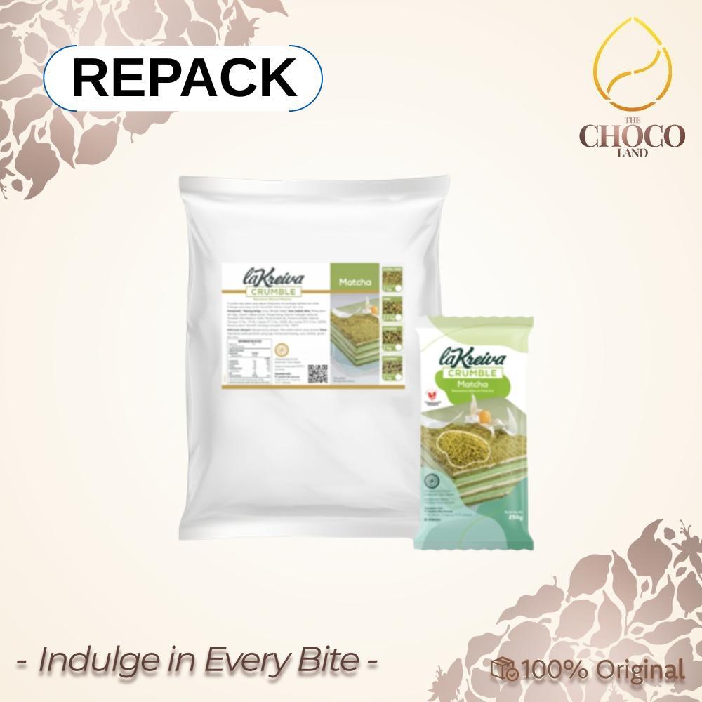 

La Kreiva Crumble 250g REPACK - Bikin Seru Kreasimu Dengan Crumble Matcha untuk Dekorasi & Baking