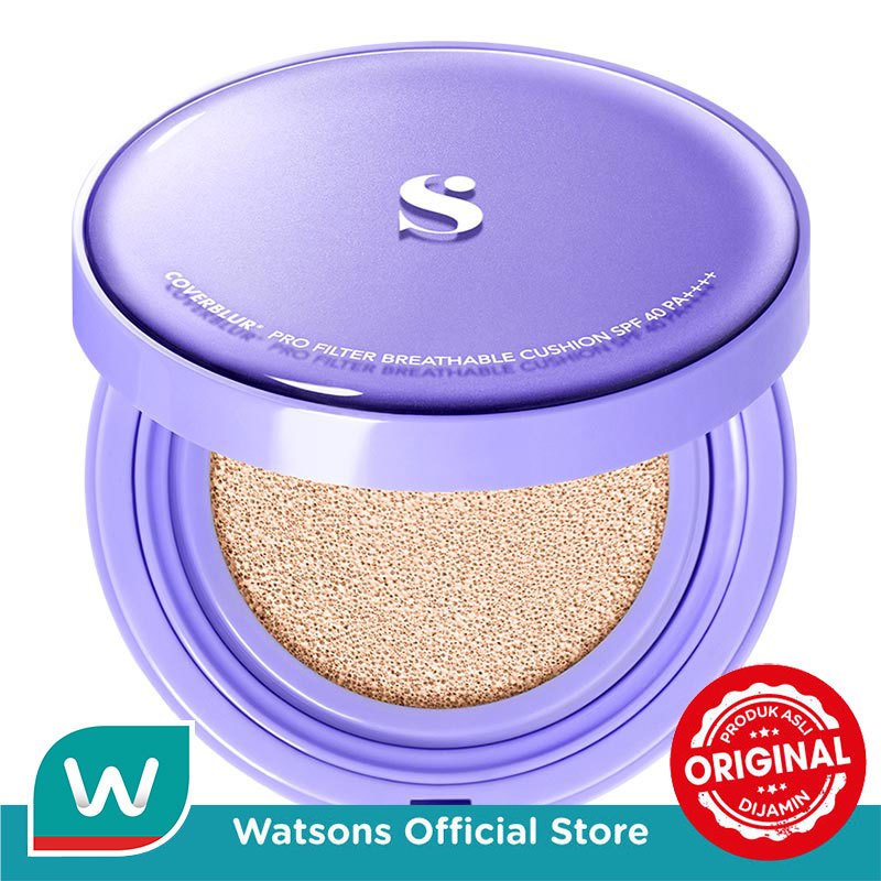 Somethinc Coverblur Pro Filter Breathable Cushion SPF 40 PA++++ Butter 12g