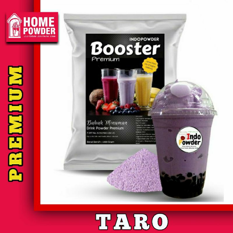 

Bubuk Minuman Powder Booster PREMIUM Rasa Taro 1kg Premium Spesial Cafe dan Resto