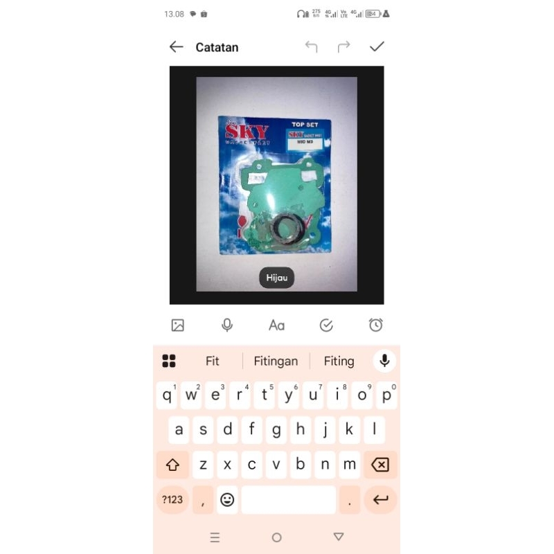 Gasket Top set Mio M3