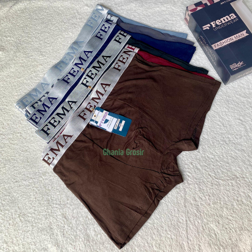 6 Pcs CD Boxer FEMA Ban Silver Super Soft