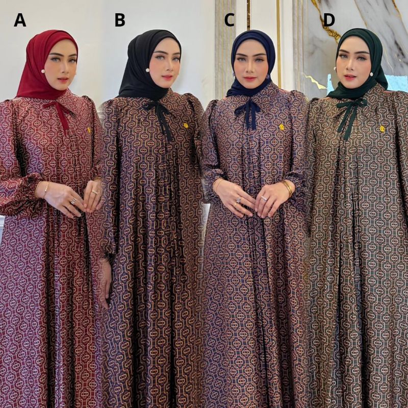 Gamis Arra Set Hijab Original Branded By Ninona