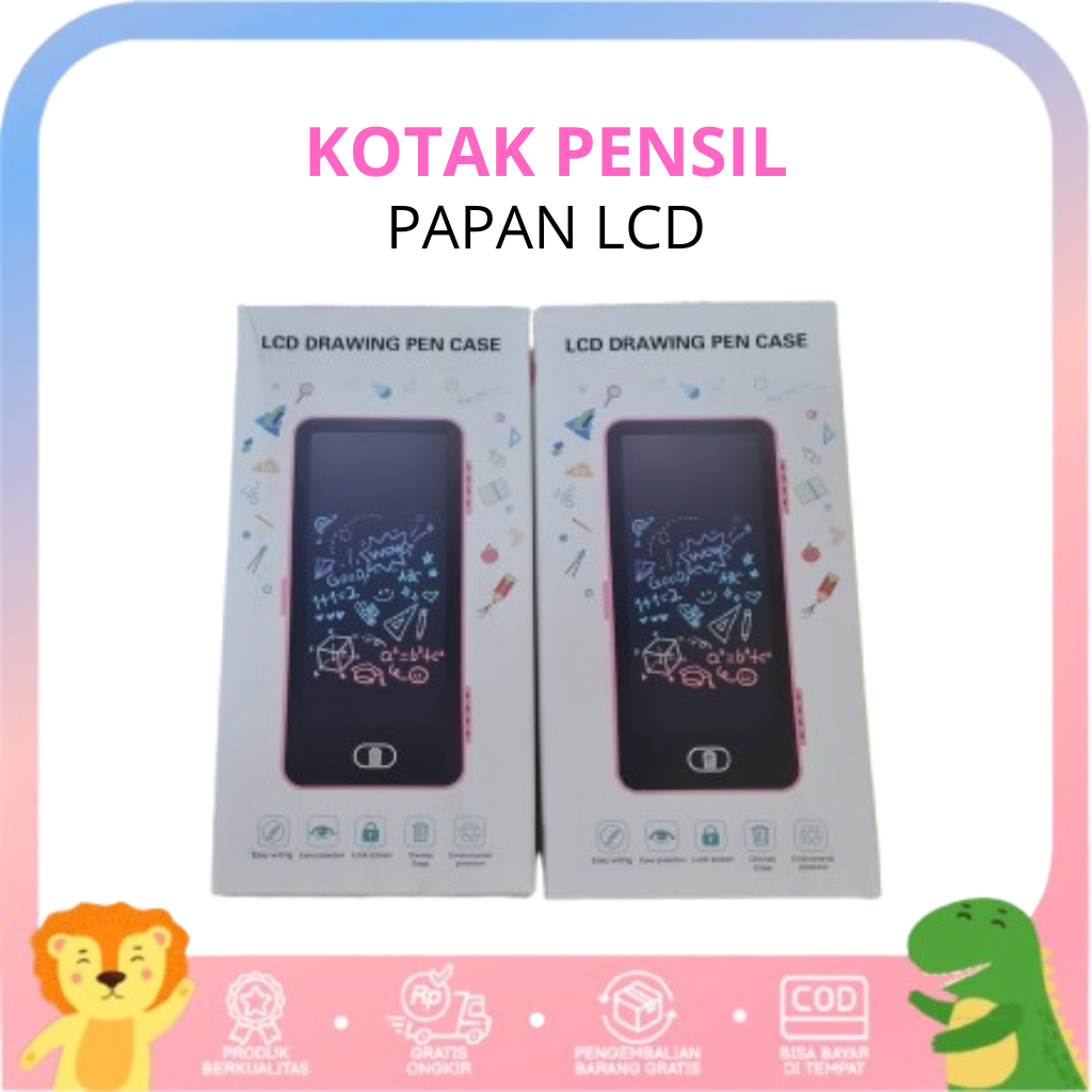 

Kotak Pensil Papan LCD Kreatif Anak Edukasi Mainan