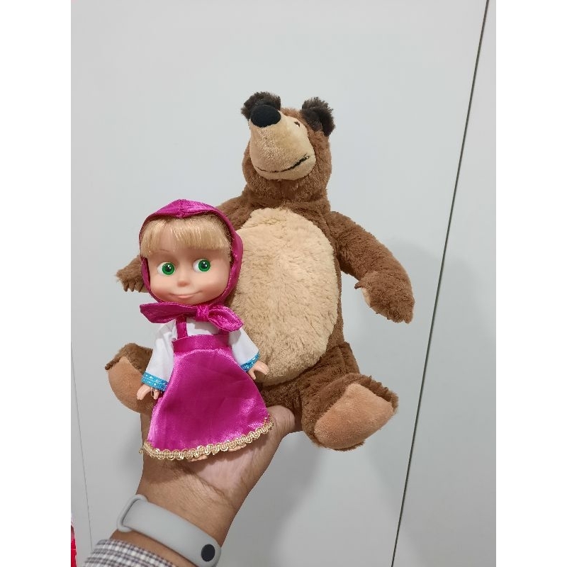 Boneka Masha and The Bear Cakep Original Brand Masha and The Bear