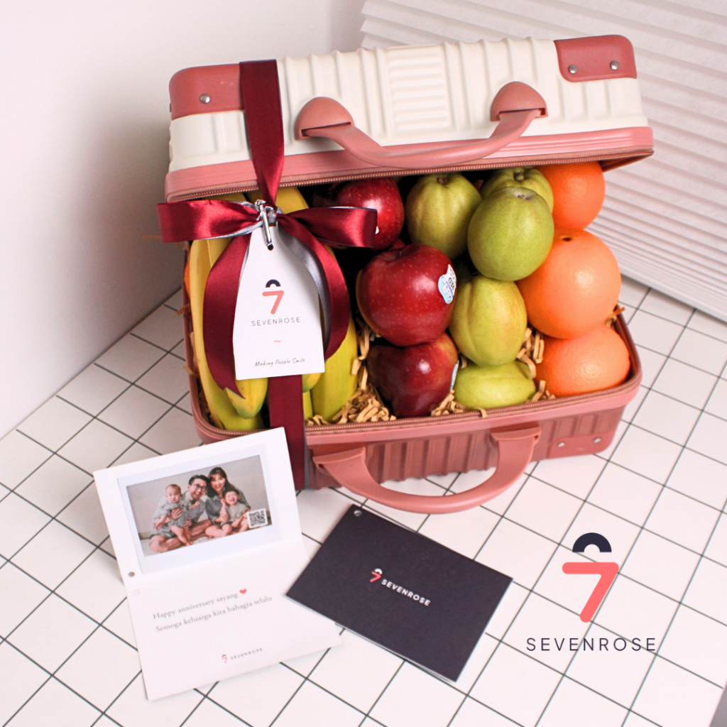 

Parcel Buah Koper Unik / Hampers Buah Segar / Cocok Lamaran Custom buah / FREE Kartu ucapan