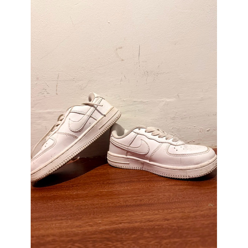 Nike Air Force One (Triple White) Kids
