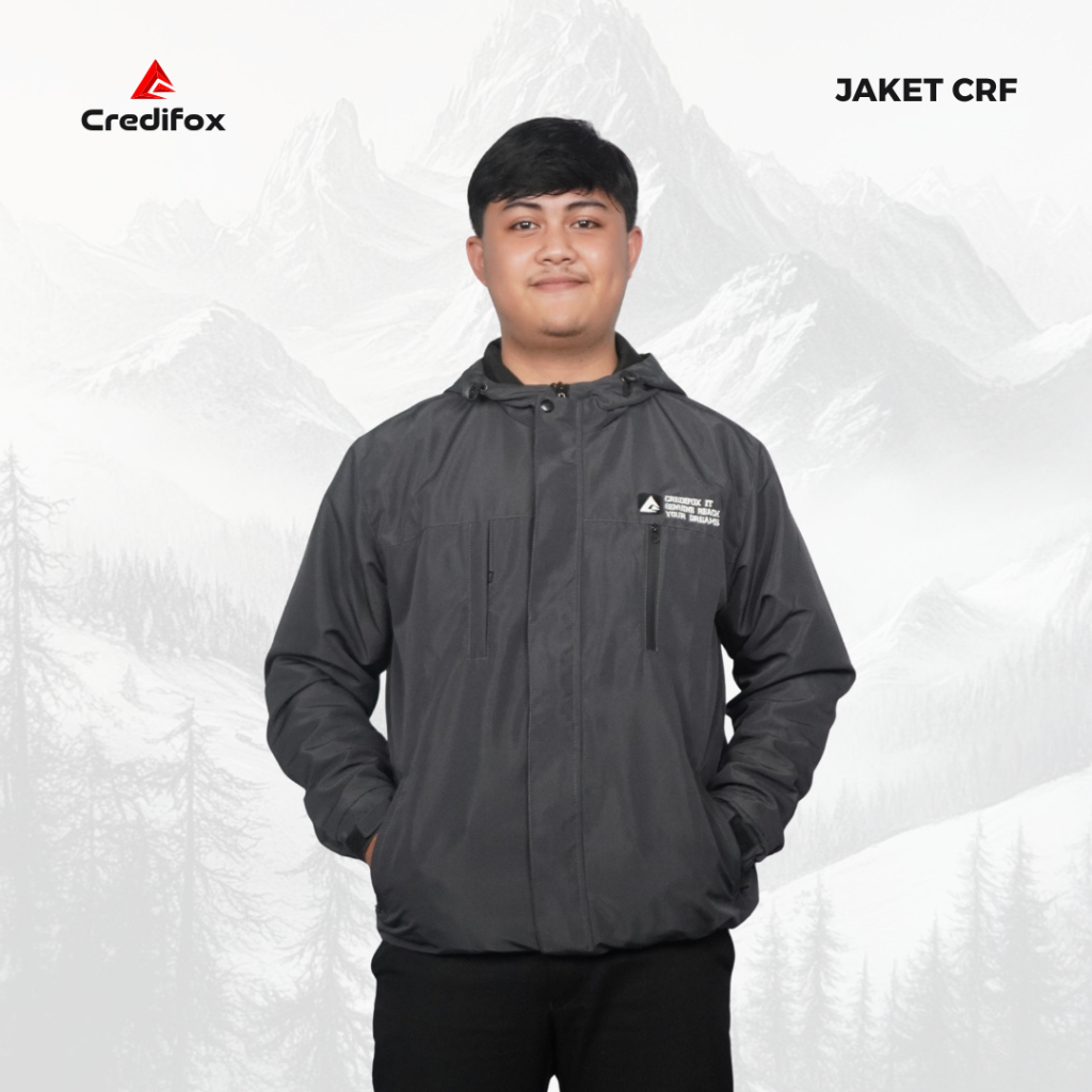 CREDIFOX Jaket waterproof pria crf - jaket gunung - jaket outdoor pria - jaket anti air - jaket tasl