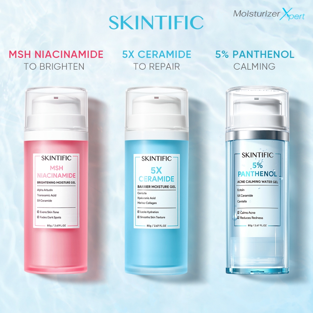 [SKINTIFIC AUTHORIZED] Big Size 80g Moisturizer Mel / Krim Wajah / Moisturizer Mencerahkan / Cream s