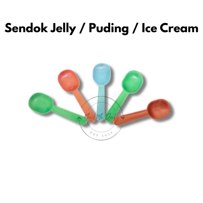 Sendok Jelly Puding 100gr 250gr | Sendok Ice Cream Es Krim Puding Kiloan