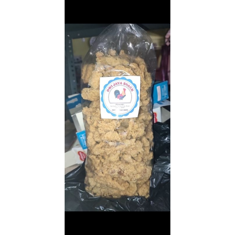 

Keripik Kulit Ayam Kemasan 1Kg