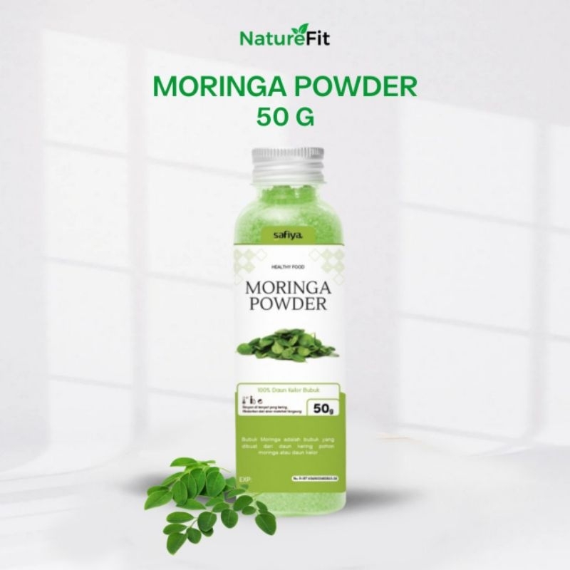 

Safiya Daun Kelor 50 Gr Moringa Bubuk 100% Murni Premium
